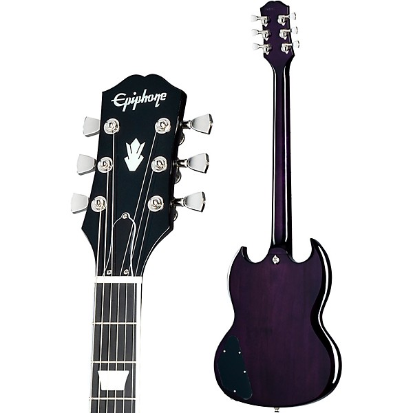 Epiphone SG Modern Figured Electric Guitar Purple Burst | Guitar 