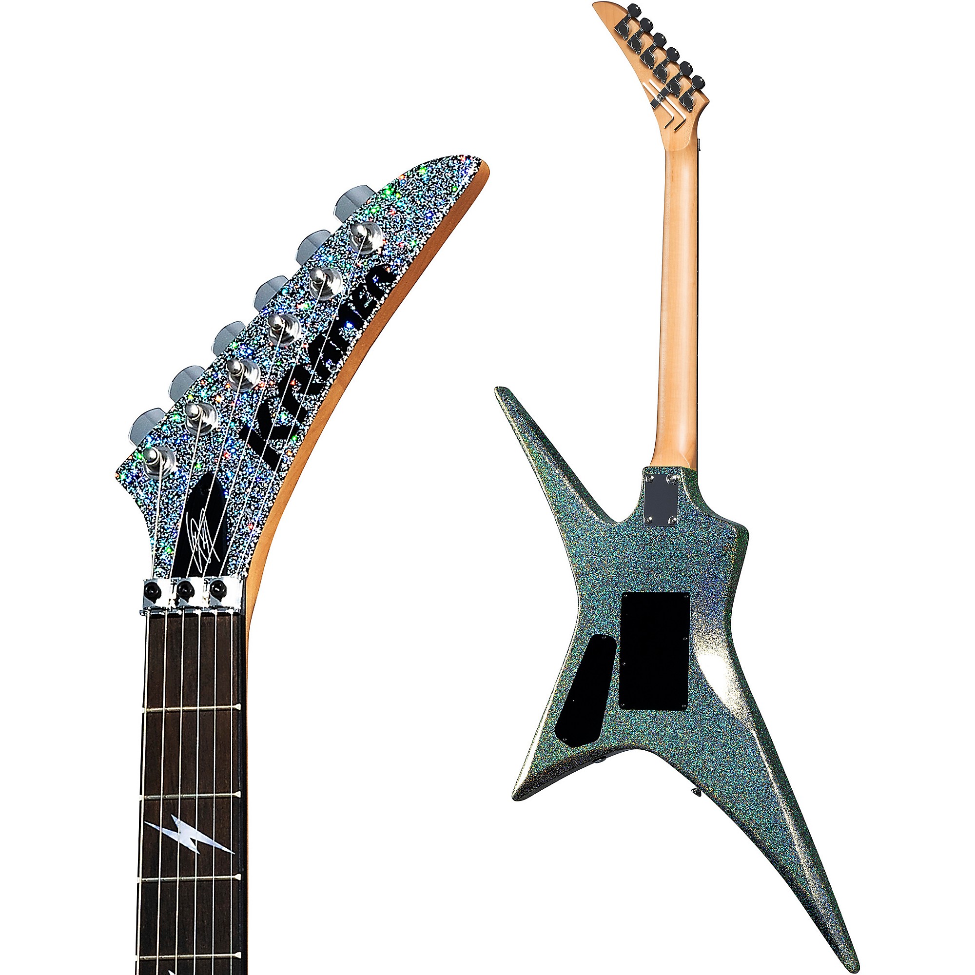 ギター Kramer Lzzy Hale Voyager Kramer Lzzy Hale Voyager Electric Guitar Diamond Holographic