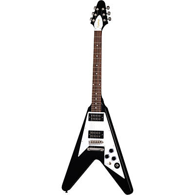 Epiphone Kirk Hammett 1979 Flying V Electric Guitar Ebony for sale