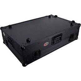 Open Box ProX ATA Flight Style Wheel Road Case For RANE Four DJ Controller with 1U Rack Space - All Black Level 1 Black