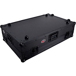 ProX ATA Flight Style Wheel Road Case For RANE Four DJ Controller with 1U Rack Space - All Black Black