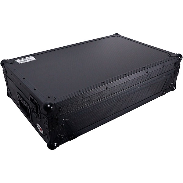 ProX ATA Flight Style Wheel Road Case For RANE Four DJ Controller with 1U Rack Space - All Black Black