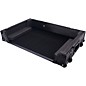 ProX ATA Flight Style Wheel Road Case For RANE Four DJ Controller with 1U Rack Space - All Black Black