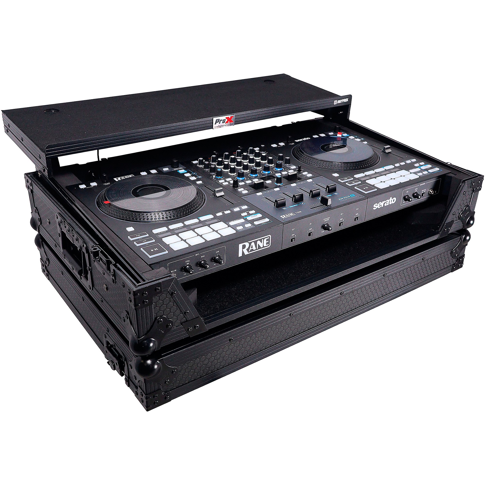 ProX ATA Flight Style Wheel Road Case For RANE Four DJ Controller