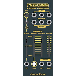 Dreadbox Psychosis 6-Channel Stereo Mixer Module