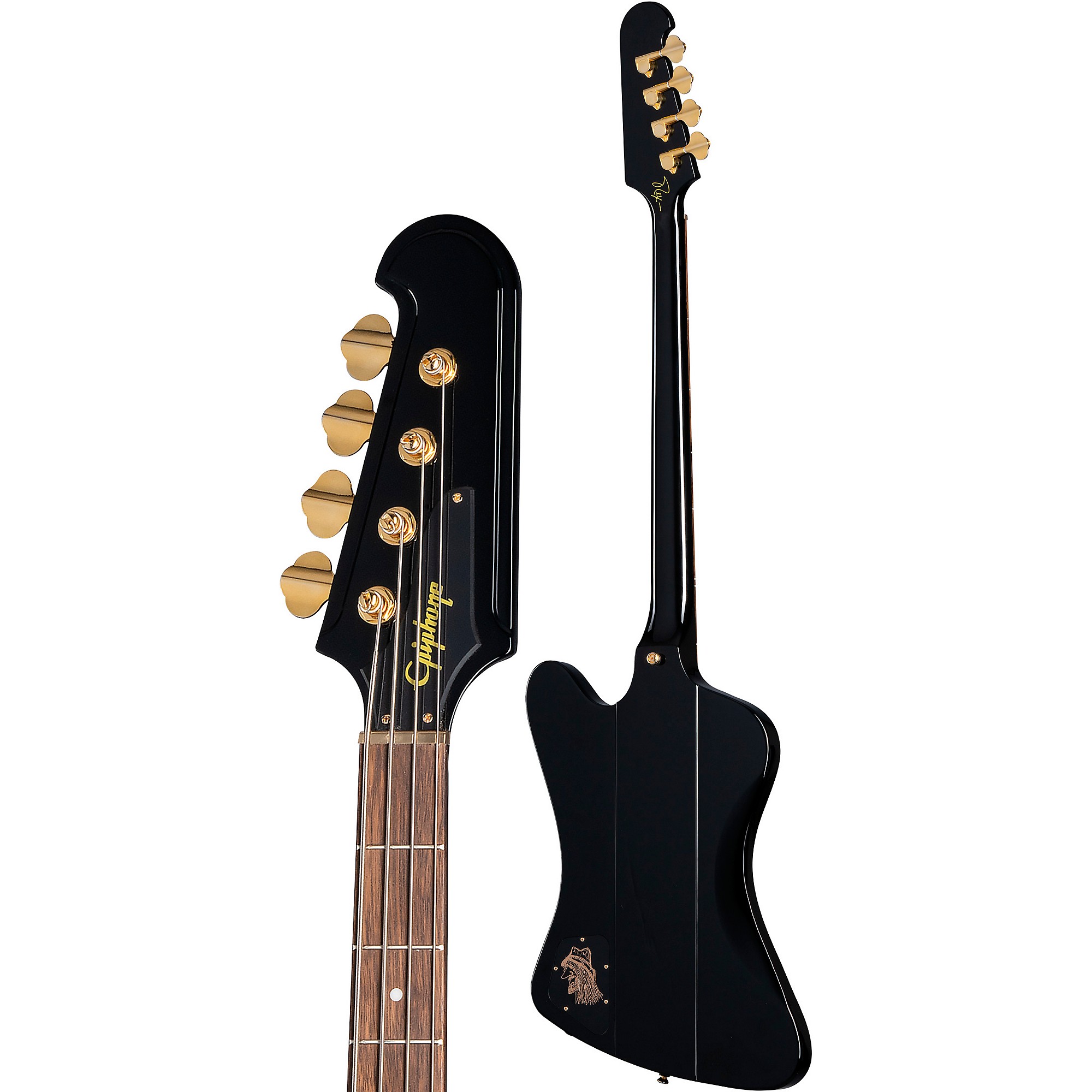 Epiphone Rex Brown Thunderbird Bass Ebony | Guitar Center
