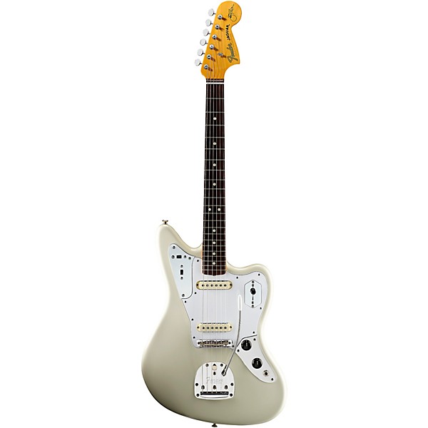 Fender Johnny Marr Jaguar Rosewood Fingerboard Electric Guitar Olympic White