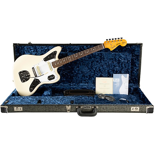 Fender Johnny Marr Jaguar Rosewood Fingerboard Electric Guitar Olympic White