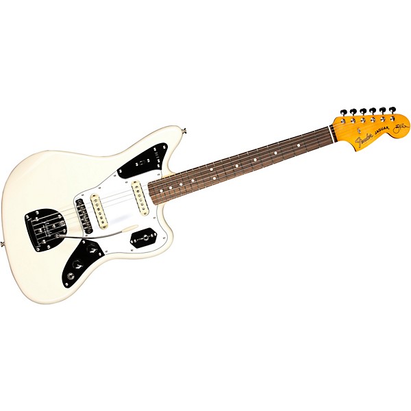 Fender Johnny Marr Jaguar Rosewood Fingerboard Electric Guitar Olympic White