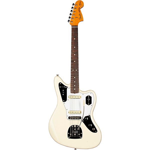 Fender Johnny Marr Jaguar Rosewood Fingerboard Electric Guitar Olympic White