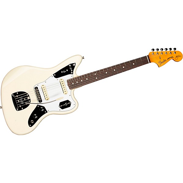 Fender Johnny Marr Jaguar Rosewood Fingerboard Electric Guitar Olympic White