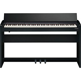 Open Box Roland F-140R Digital Console Home Piano Level 2 Charcoal Black 197881076962