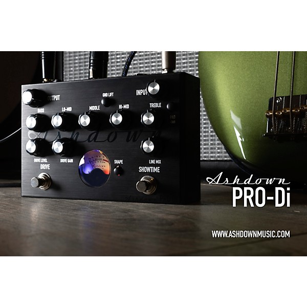 Ashdown Pro-DI Bass Preamp Pedal - Black | Guitar Center