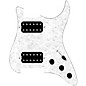 920d Custom HH Loaded Pickguard for Strat With Uncovered Smoothie Humbuckers and S3W-HH Wiring Harness White Pearl thumbnail