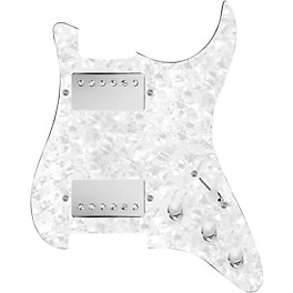 920d Custo... 920d Custom HH Loaded Pickguard for Strat With Nickel Smoothie Humbuckers and S5W-HH Wiring Harness White Pearl