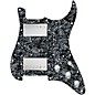 920d Custom HH Loaded Pickguard for Strat With Nickel Smoothie Humbuckers and S5W-HH Wiring Harness Black Pearl thumbnail