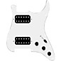 920D Custom HH Loaded Pickguard for Strat With Uncovered Smoothie Humbuckers and S5W-HH Wiring Harness White thumbnail