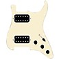 920d Custom HH Loaded Pickguard for Strat With Uncovered Smoothie Humbuckers and S5W-HH Wiring Harness Aged White thumbnail