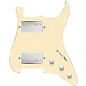 920d Custom HH Loaded Pickguard for Strat With Nickel Smoothie Humbuckers and S3W-HH Wiring Harness Aged White thumbnail