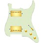 920D Custom Hushed And Humble HH Loaded Pickguard for Strat With Gold Smoothie Humbuckers and S5W-HH Wiring Harness Mint Green thumbnail