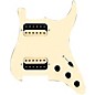 920d Custom HH Loaded Pickguard for Strat With Uncovered Roughneck Humbuckers and S3W-HH Wiring Harness Aged White thumbnail