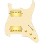 920d Custom HH Loaded Pickguard for Strat With Gold Cool Kids Humbuckers and S3W-HH Wiring Harness Aged White thumbnail