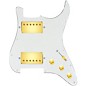 920d Custom HH Loaded Pickguard for Strat With Gold Cool Kids Humbuckers and S3W-HH Wiring Harness Parchment thumbnail