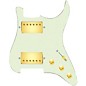 920d Custom HH Loaded Pickguard for Strat With Gold Cool Kids Humbuckers and S3W-HH Wiring Harness Mint Green thumbnail