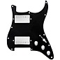 920d Custom HH Loaded Pickguard for Strat With Nickel Roughneck Humbuckers and S3W-HH Wiring Harness Black thumbnail