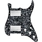 920d Custom HH Loaded Pickguard for Strat With Nickel Roughneck Humbuckers and S5W-HH Wiring Harness Black Pearl thumbnail