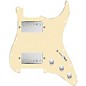 920d Custom HH Loaded Pickguard for Strat With Nickel Roughneck Humbuckers and S5W-HH Wiring Harness Aged White thumbnail