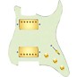 920d Custom HH Loaded Pickguard for Strat With Gold Roughneck Humbuckers and S3W-HH Wiring Harness Mint Green thumbnail