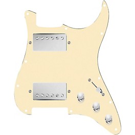 920d Custo... 920d Custom HH Loaded Pickguard for Strat With Nickel Cool Kids Humbuckers and S3W-HH Wiring Harness Aged White