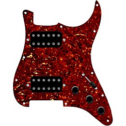 920d Custom HH Loaded Pickguard for Strat With Uncovered Cool Kids Humbuckers and S3W-HH Wiring Harness Tortoise