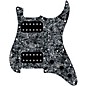 920d Custom HH Loaded Pickguard for Strat With Uncovered Cool Kids Humbuckers and S3W-HH Wiring Harness Black Pearl thumbnail