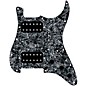 920d Custom HH Loaded Pickguard for Strat With Uncovered Cool Kids Humbuckers and S5W-HH Wiring Harness Black Pearl thumbnail