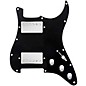 920D Custom HH Loaded Pickguard for Strat With Nickel Cool Kids Humbuckers and S5W-HH Wiring Harness Black thumbnail