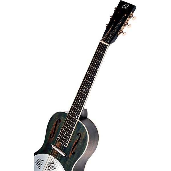 Ortega RRG30E Parlor Acoustic-Electric Resonator Guitar Denim