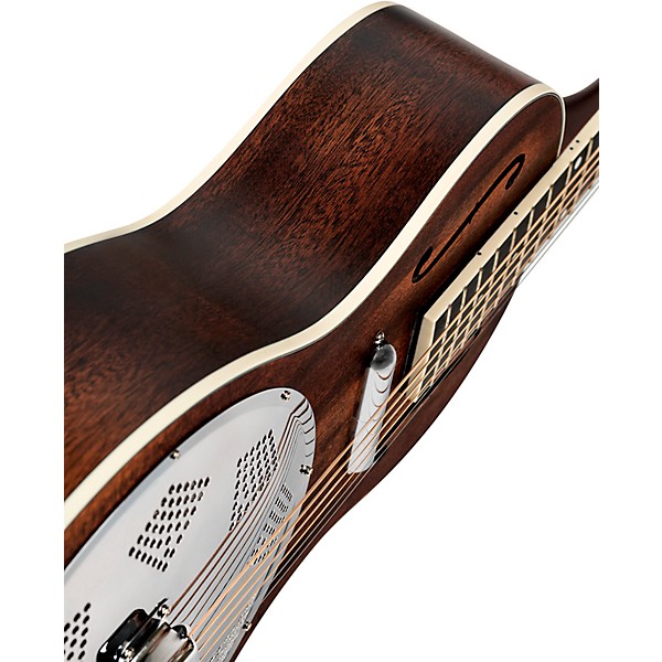 Ortega RRG30E Parlor Acoustic-Electric Resonator Guitar Whiskey Burst