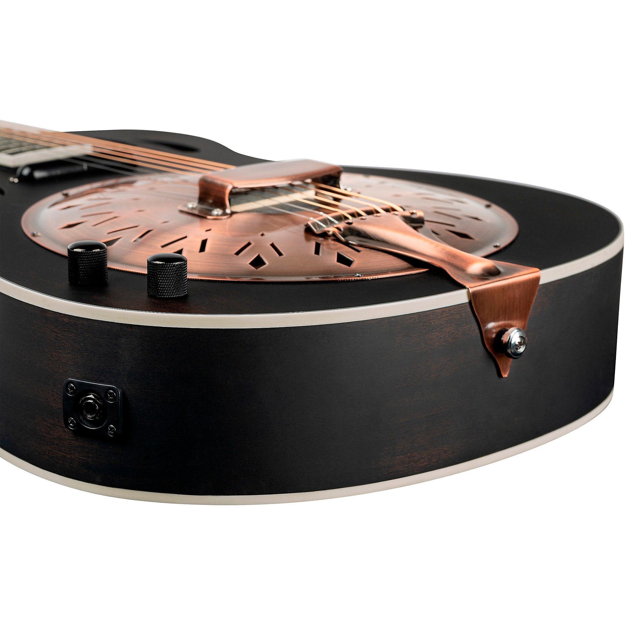 Ortega RRG40CE-DBK Left-Handed Concert Cutaway Acoustic-Electric