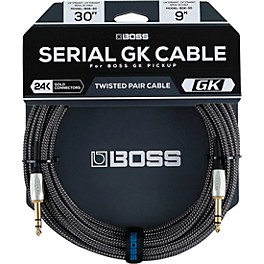 BOSS EBU TRS Digital Audio Cable 30 ft. Black BOSS EBU TRS Digital Audio Cable 30 ft. Black