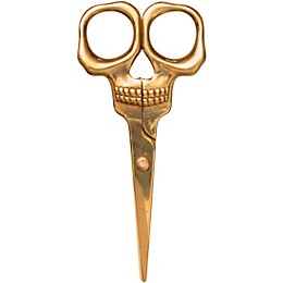 Suck UK Brass Plate Skull Scissors