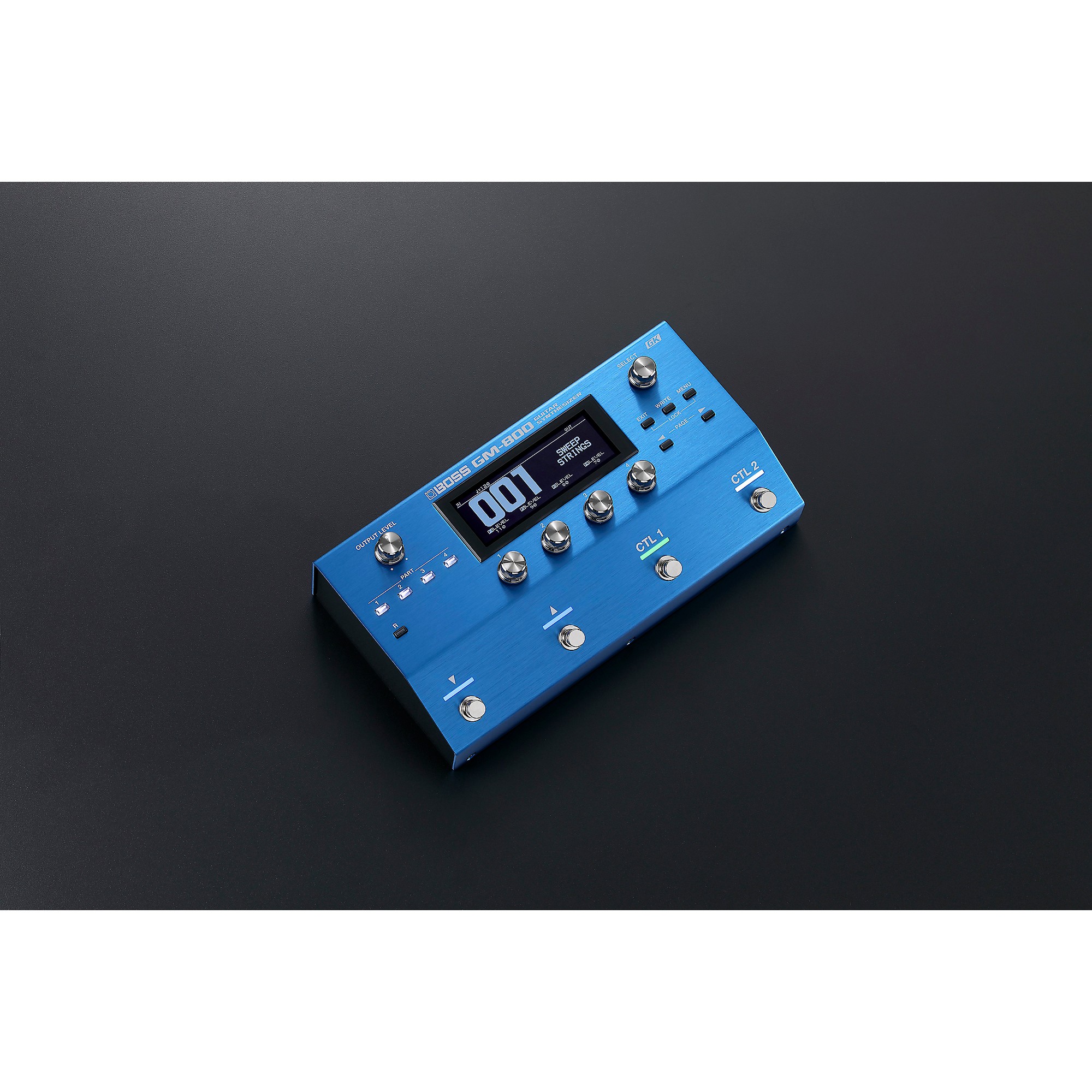 BOSS GM-800 Guitar Synthesizer Effects Pedal Blue | Guitar Center