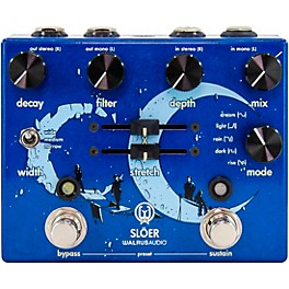 Walrus Audio SLOER Stereo Ambient Reverb Effects Pedal Blue