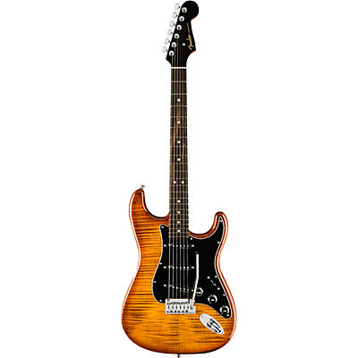 Fender Limited-Edition American Ultra Stratocaster Electric Guitar Tiger's Eye for sale