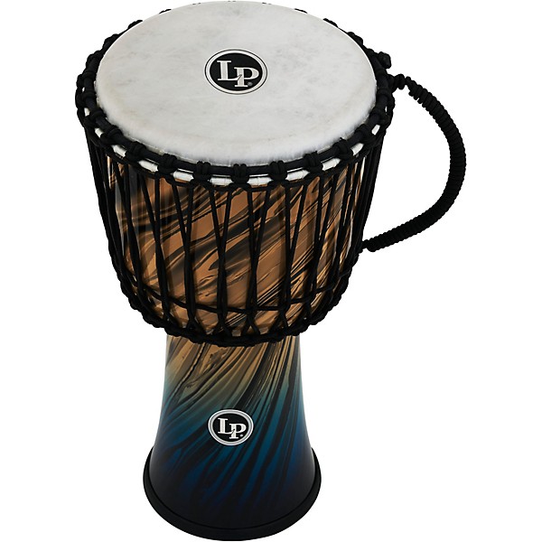 LP Performer Rope Tuned Djembe 10 in. Blue Fade