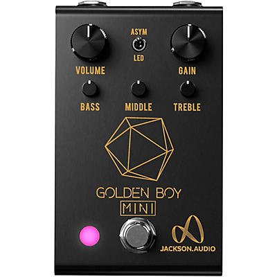 Jackson Audio Golden Boy Mini Overdrive Effects Pedal Black for sale