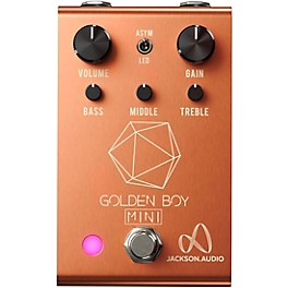 Jackson Audio Golden Boy Mini Overdrive Effects Pedal Gold Jackson Audio Golden Boy Mini Overdrive Effects Pedal Rose Gold