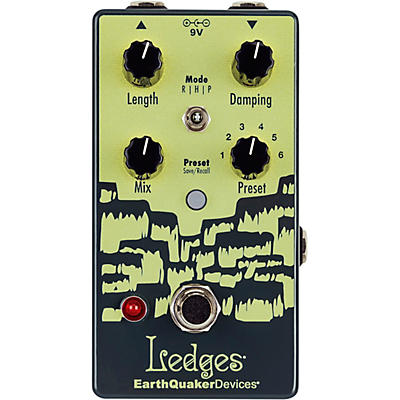 Earthquaker Devices Ledges Tri-Dimensional Reverberation Machine Effects Pedal Grey for sale