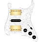 920d Custom HSH Loaded Pickguard for Stratocaster With Gold Smoothie Humbuckers, Black Texas Vintage Pickups and S5W-HSH Wiring Harness White Pearl thumbnail